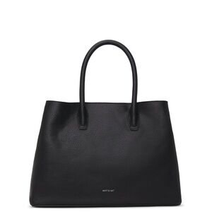 Matt & Nat Kristasm Satchel Purity Vegan Black Cross-body Small